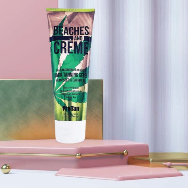 ProTan Beaches & Crème Hemp Dark Tanning Gelee 8.5 oz Beauty & Personal Care ProTan