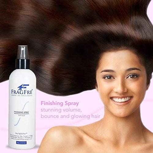 FRAGFRE Hair Finishing Spray 8 oz - Flexible Soft Hold - Hair Spray for Sensitive Skin - Fragrance Free Hypoallergenic Parabens Free - Non Irritating Beauty & Personal Care FRAGFRE
