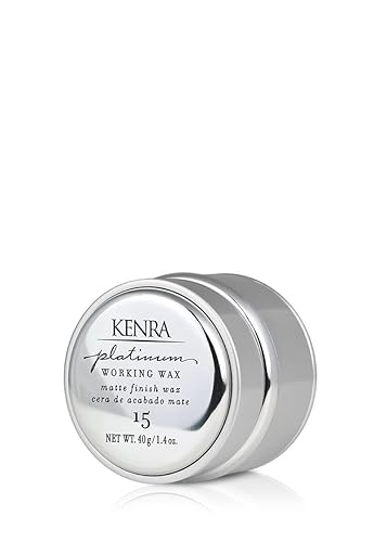 Kenra Professional Platinum Working Wax 15 | Matte Finish Styler | Provides Medium, Flexible Hold | Non-Greasy | Crème-Based Formula To Texturize Beauty & Personal Care Kenra