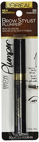 L'Oreal Paris Brow Stylist Plumper Brow Mascara, Transparent 385, 0.27 Fluid Ounce Beauty & Personal Care L'Oreal Paris
