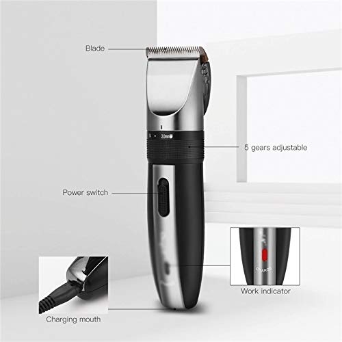 SIDUFHAOPKLL Barber Professional Hair Clipper Hair Trimmer Beard Hair Trimer for Men DIY Cutter Electric Haircut Machine with Limit Combs Beauty and Personal Care SIDUFHAOPKLL