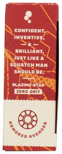 Dr. Squatch All Natural Men's Soap Bar Marvel Stark Cleanse Ironman Limted Edition with Zero Grit Blazing-Star 5oz with Natural Oils Beauty & Personal Care Dr. Squatch