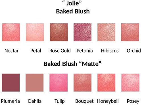 Jolie Radiant Marbleized Baked Blush Blusher Cheek Color - Silky Smooth - Posey (Matte) Beauty & Personal Care JOLIE. IMPECCABLE ME