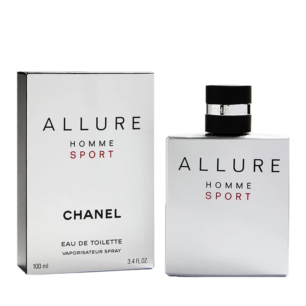 Allure Sport by Chanel for Men, Eau De Toilette Spray, 3.4 Ounce