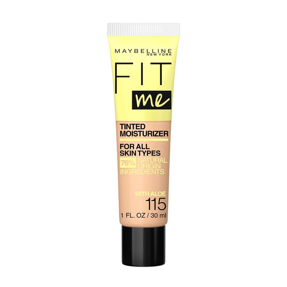 Maybelline Fit Me Tinted Moisturizer, Natural Coverage, Face Makeup, 115, 1 Count Beauty & Personal Care MAYBELLINE
