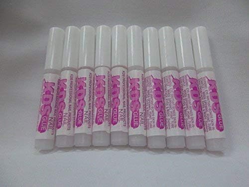 10 pcs KDS Nail Tip Glue - Adhesive Super Bond for Acrylic Nails Tips - 0.07 oz for Each Glue Beauty & Personal Care lofuanna