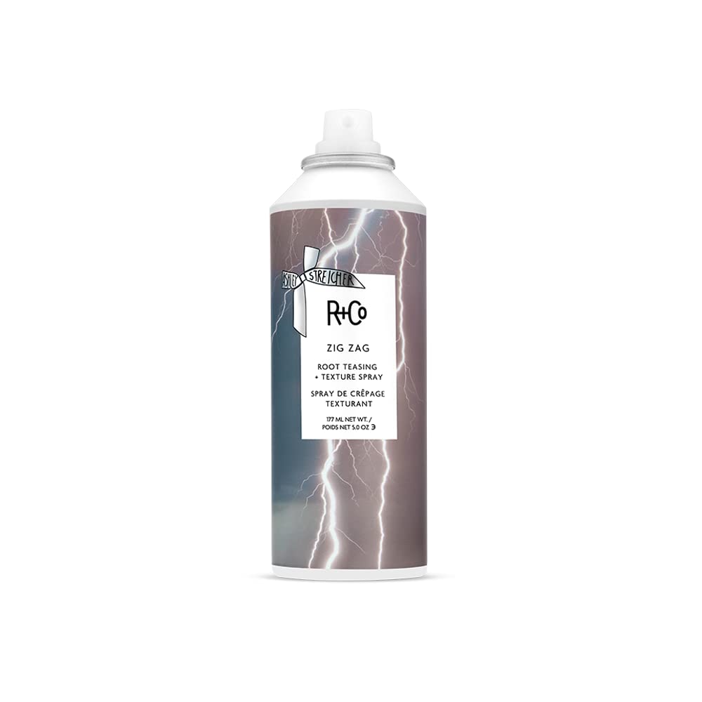 R+Co ZIG ZAG Root Teasing + Texture Spray, 5 Oz