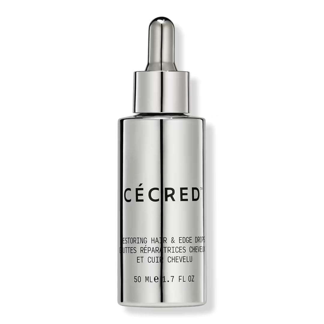 Cécred Restoring Hair & Edge Drops - Daily Peptide Serum for Fuller-Looking Hair, Supports Hairline & Scalp Health, Strengthens Roots,1.7 fl oz Beauty & Personal Care Cécred
