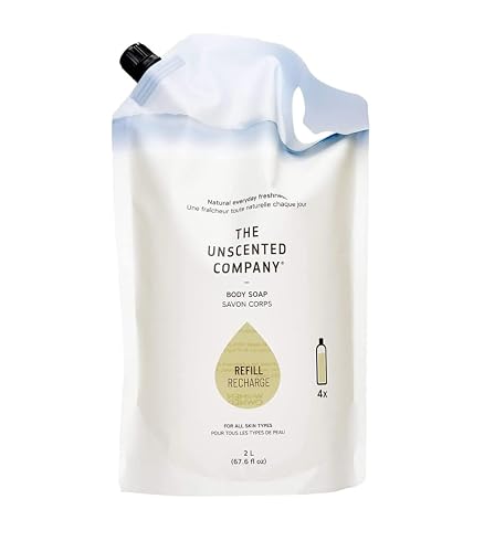 The Unscented Company Unscented Body Soap Refill, 67.6 FZ Beauty & Personal Care The Unscented Company