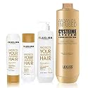 Cysteine System Curl Softening Smoothing Treatment and Keratin Daily Care Shampoo & Conditioner 4PCS Set Professional Results Straightens and Smooths Beauty & Personal Care Luxliss