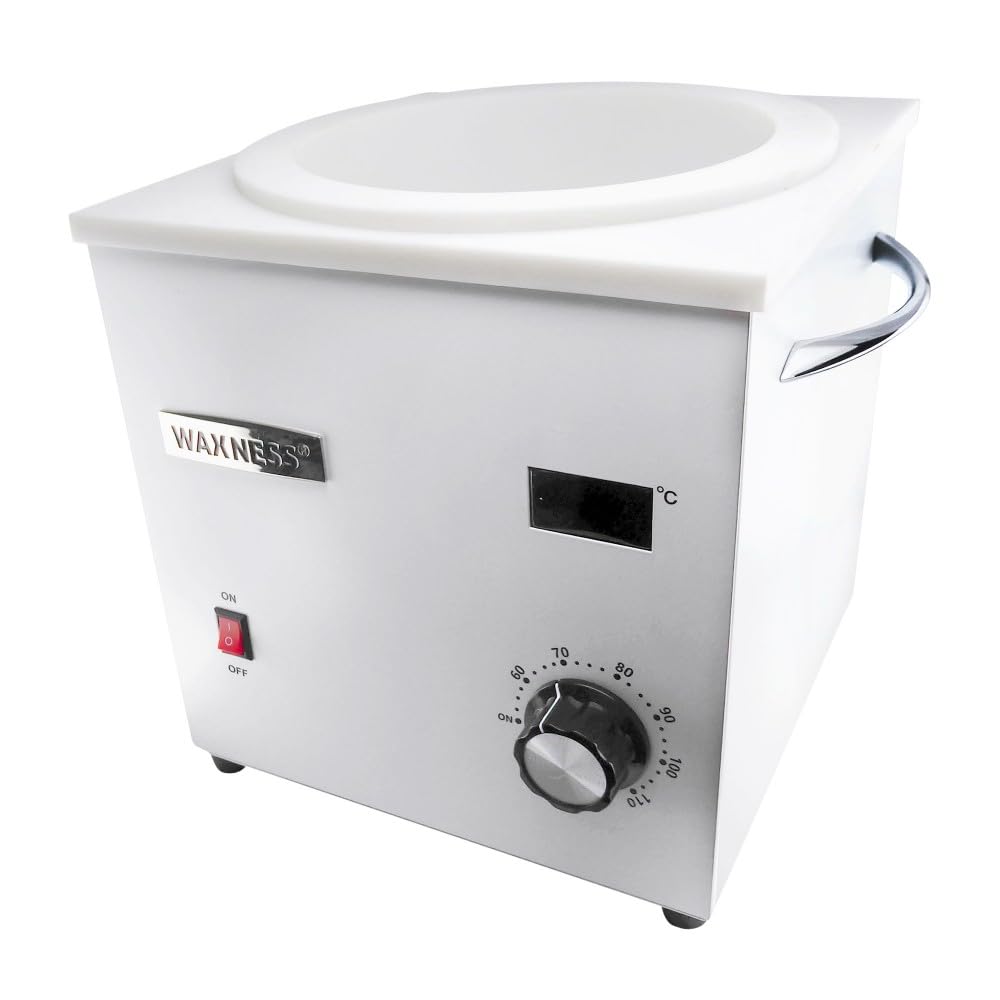 Waxness Wax Heater WN-7700 E White 7.7 lb + Free Silicone Liner Beauty and Personal Care Waxness