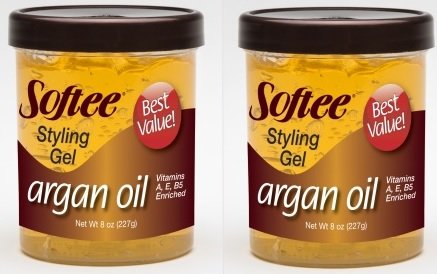 Argan Oil Styling Gel ( 8 Ounce ) 2 - Pack Beauty & Personal Care Softee