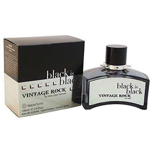 Nuparfums Group Black is Black Vintage Rock Eau de Toilette, 3.4 Ounce Beauty & Personal Care Nuparfums
