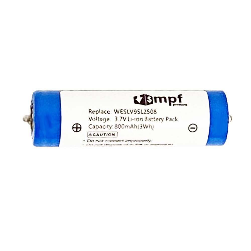 MPF Products 800mAh V9ZL2508, K0360-0570, WES8163l2505, WESLV95l2508 Battery Replacement for Select Panasonic ES Series, ER Series and Braun Electric Beauty and Personal Care MPF Products