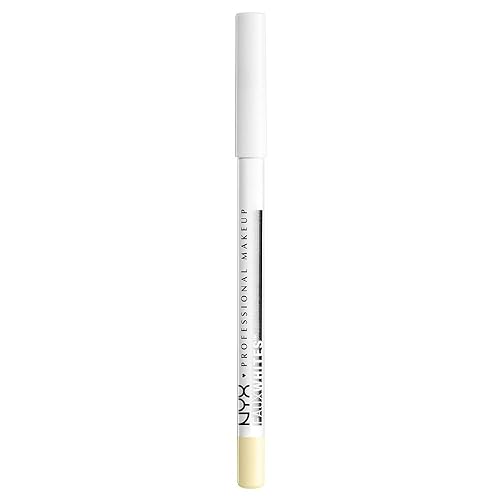 NYX PROFESSIONAL MAKEUP Faux Whites Eye Brightener, Eyeliner Pencil - Vanilla (Beige With Peach Undertones) Beauty & Personal Care NYX PROFESSIONAL MAKEUP