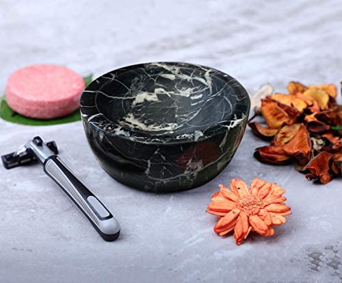 URBAN SOMBRERO ShayVe Bowl for Shaving Soap & Cream - Marble Shave Bowl For Shaving Soap & Cream - Exquisite Heat Insulated Wet Shaving Kit Addition Beauty and Personal Care URBAN SOMBRERO