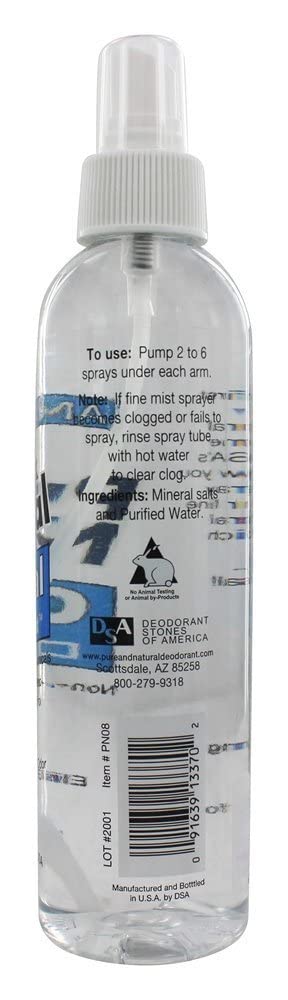 Thai Deodorant Stone Pure & Natural Crystal Pump, Deodorant Mist - 8 Oz Beauty & Personal Care Thai Deodorant Stone