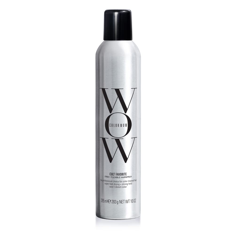 COLOR WOW Cult Favorite Firm + Flexible Hairspray - Lightweight spray with all day hold | Humidity resistance | Heat + UV protection | non stiff, non Beauty and Personal Care COLOR WOW