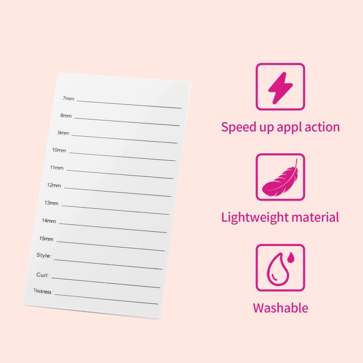 2 Pcs Lash Holder for Eyelash Extensions Acrylic Disposable Lash Hand Pallet Lash Tile for Extensions By FADLASH Beauty & Personal Care FADLASH