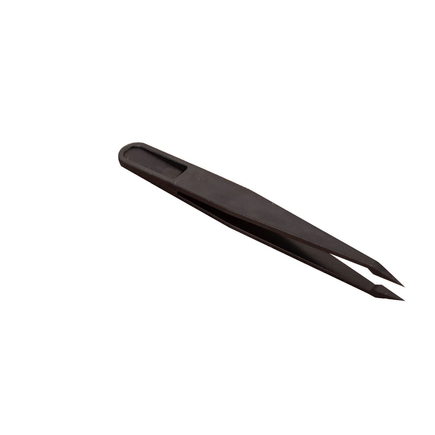 MENGKK Tweezers Anti-Static Curved Straight Black Tweezer Nail Art Beads Nipper Picking Eyelash Picking Clip Sequins Rhinestones Tool Beauty and Personal Care MENGKK