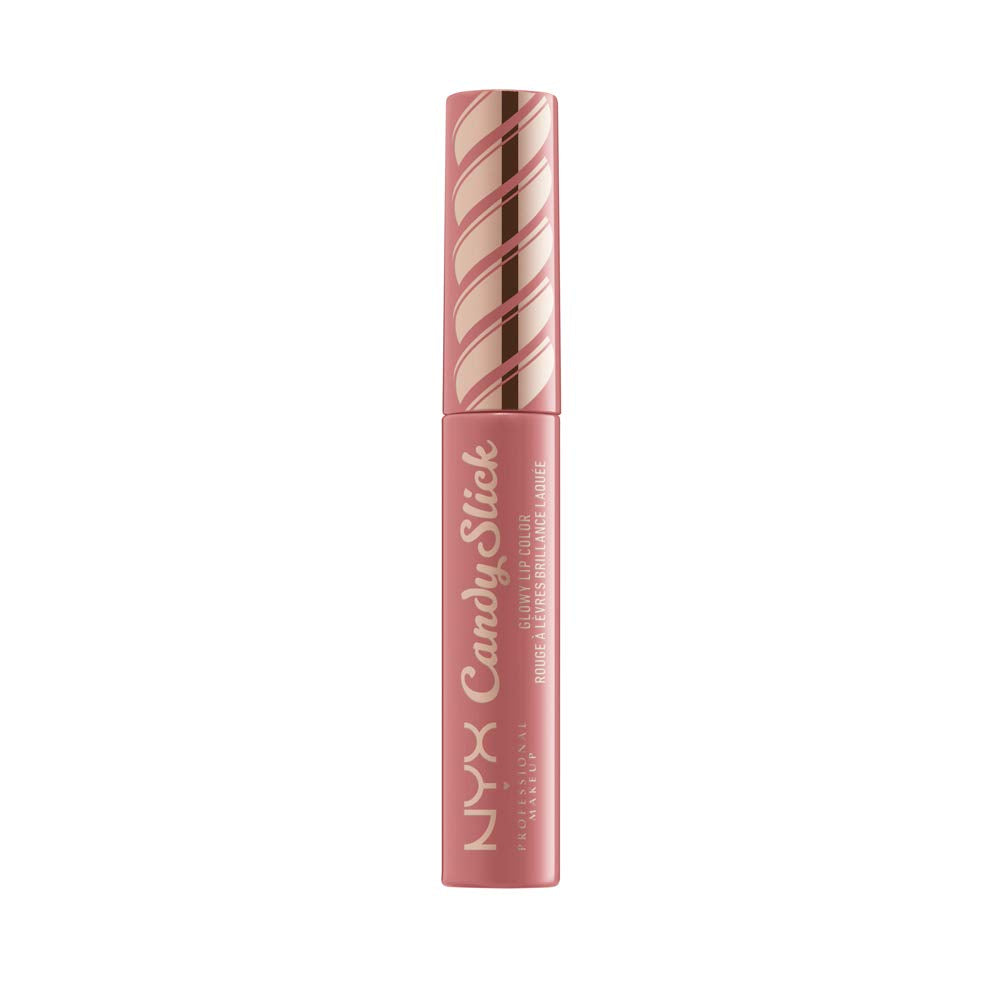 NYX PROFESSIONAL MAKEUP Candy Slick Glowy Lip Color Gloss - Sugarcoated Kissed (Peachy Nude) Beauty & Personal Care NYX PROFESSIONAL MAKEUP
