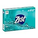 Zest Bar Soap - Enriched with Vitamin E - Moisturizing Body Soap - Gentle Soap - Paraben-Free Soap Bar - Suitable for All Skin Types - Aqua - 16 Pc Beauty & Personal Care Zest