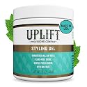 Uplift Provisions Styling Hair Gel for Men, Women & Kids - Strong Hold for Curly, Slicked-Back & Natural Hair - Non-Greasy, No Flake, 16 Fl Oz Beauty & Personal Care Uplift Provisions Company