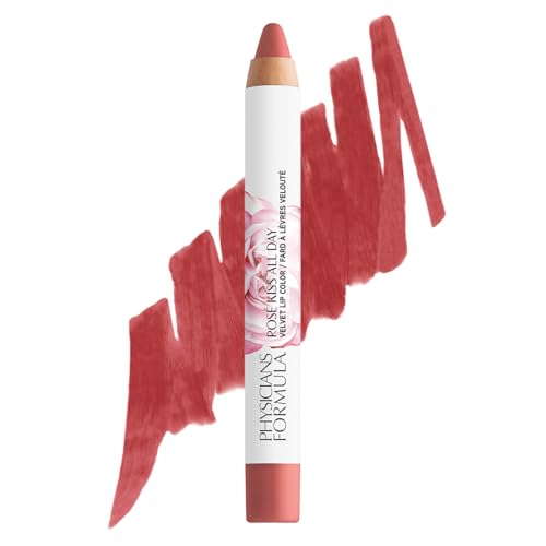 Physicians Formula Rosé Kiss All Day Velvet Lipstick LIp Color Makeup, Red I Do | Dermatologist Tested, Clinicially Tested Beauty & Personal Care Physicians Formula