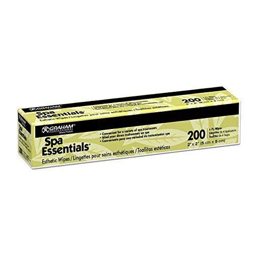 Graham Spa Essentials Esthetic Wipes, 2 Inch X 2 Inch Beauty & Personal Care Spa Essentials