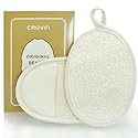 CROVIN Natural Loofah Exfoliating Body Scrubber, Made with Natural Shower Loofah Sponge for Men and Women’s SPA (Pack of 2) Beauty & Personal Care CROVIN