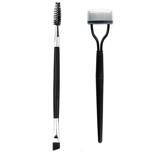 BETURY Eyelash Comb,Eyelashes Separator Curler+ Duo Eyebrow Brush and Spoolie Brush, False Eyelashes Applicator Tool 2PCS Beauty & Personal Care BETURY