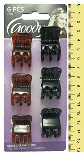 Goody WoMens Classics Mini Claw Clip, 6 Count