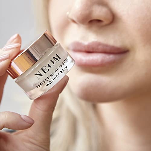 Neom Perfect Night's Sleep Wonder Balm, 0.42oz - Smoothing Moisture for Lips & Dry Skin - Lavender & Chamomile - Scent To Sleep Range Beauty and Personal Care Neom