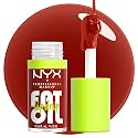 NYX PROFESSIONAL MAKEUP Fat Oil Lip Drip, Moisturizing, Shiny and Vegan Tinted Lip Gloss - Losin Cone-trol (Neutral Nude) Beauty & Personal Care NYX PROFESSIONAL MAKEUP