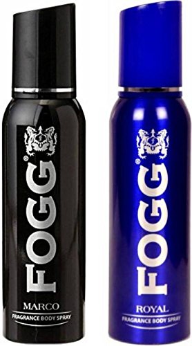 Fogg 1 Marco And 1 Royal Deodorant Combo Body Spray - For Men (120ml Each, Pack Of 2) Beauty and Personal Care Fogg
