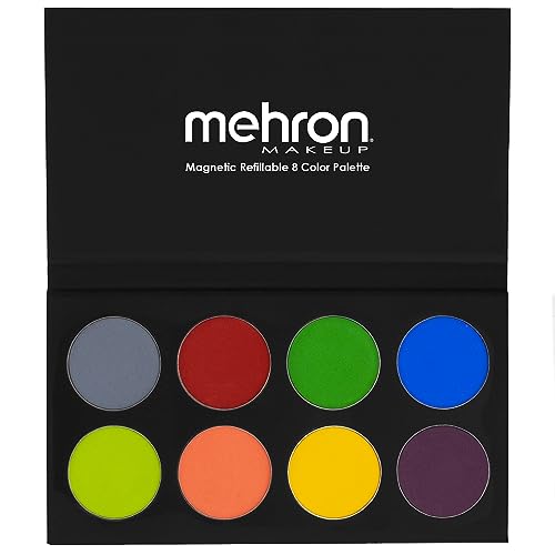 Mehron Makeup Paradise AQ - TROPICAL PALETTE, Water-Activated Face Paint