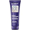 L’Oreal Paris Sulfate Free Brass Toning Purple Conditioner for Blonde, Bleached, Silver, or Brown Highlighted Hair, EverPure, 6.8 Fl Oz (Packaging May Beauty & Personal Care L'Oreal Paris