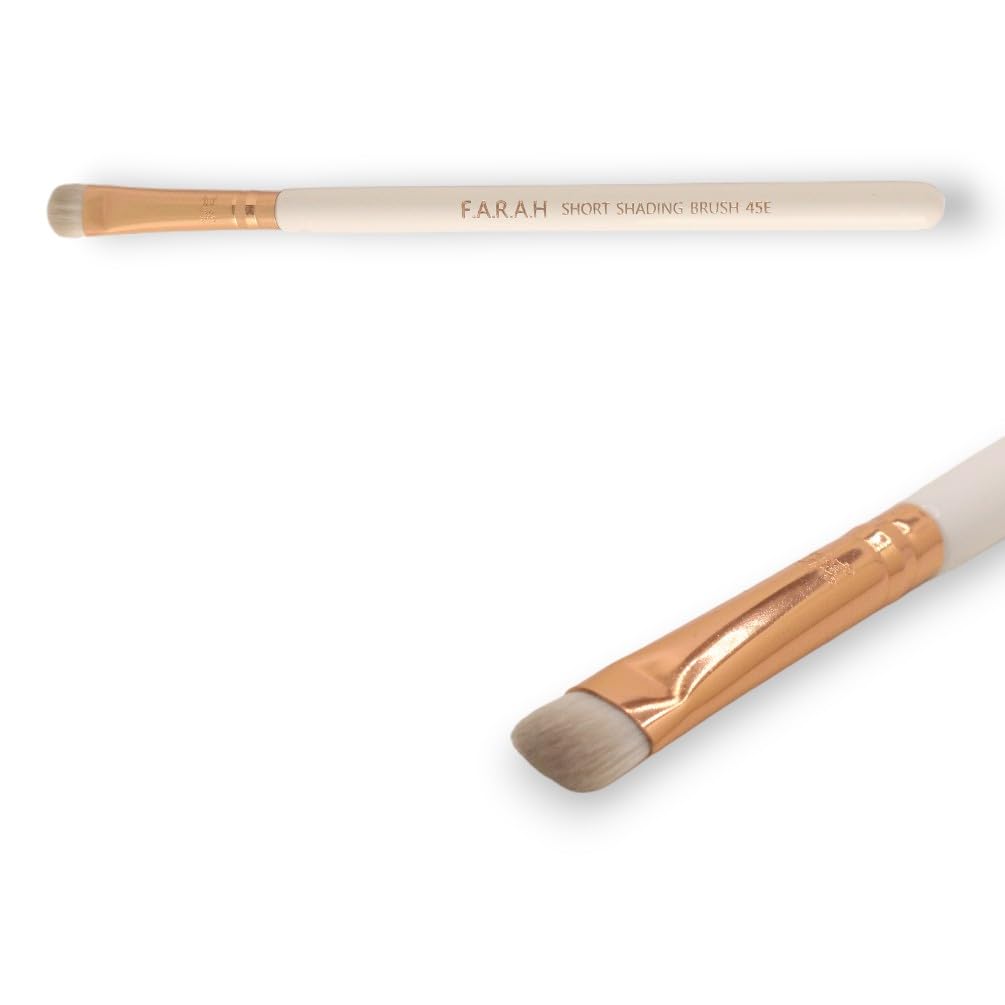 F.A.R.A.H Premium Short Shading Brush 45E (White) Beauty & Personal Care F.A.R.A.H