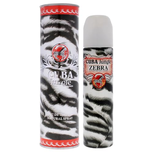 Cuba Jungle Zebra By Champs For Women. Eau De Parfum Spray 3.3 Oz. Beauty & Personal Care Cuba