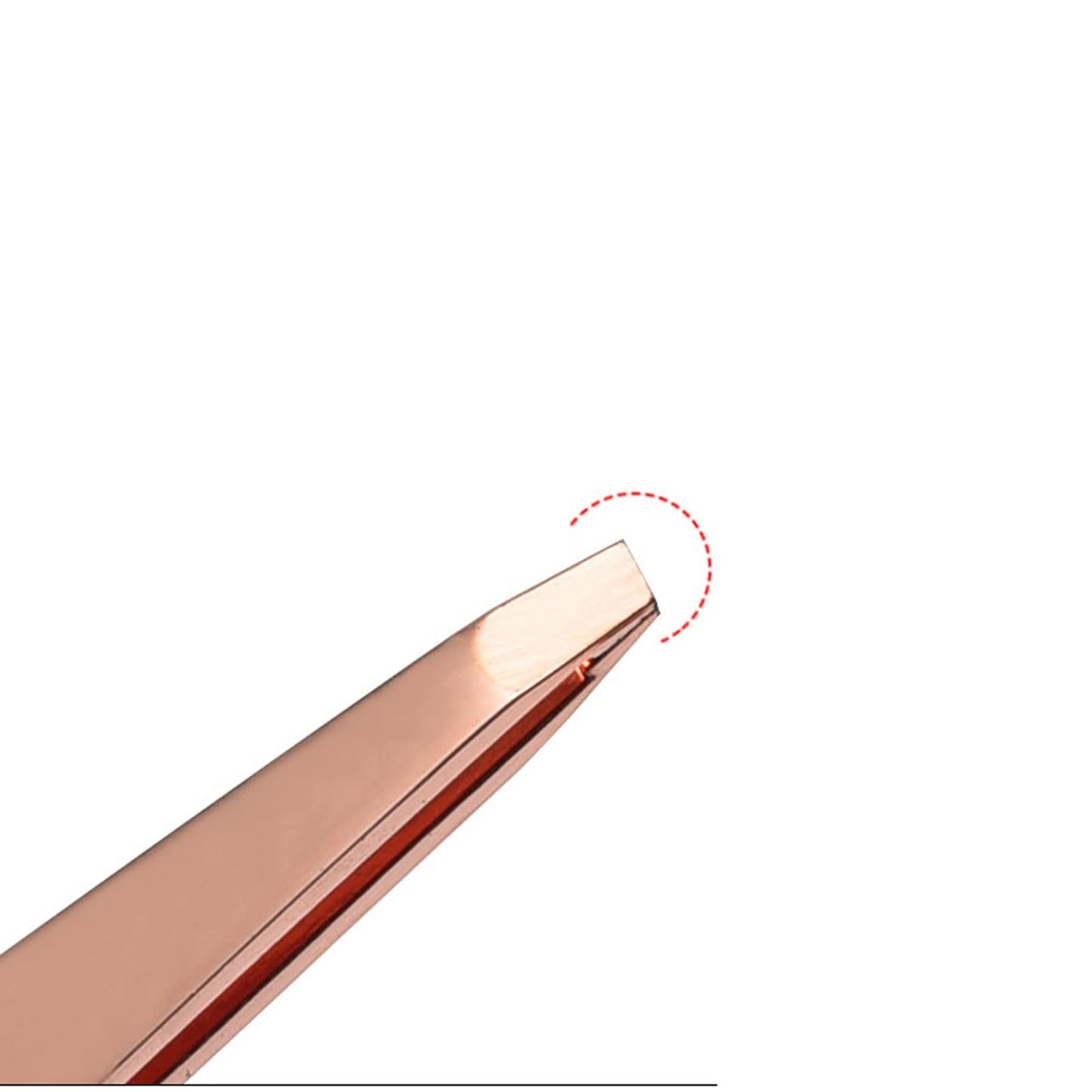 MENGKK Tweezers Eyebrow Tweezers Rose Gold Pincet Clips Stainless Steel Face Hair Removal Beautfy Eyebrow Trimming Makeup Tool Beauty and Personal Care MENGKK