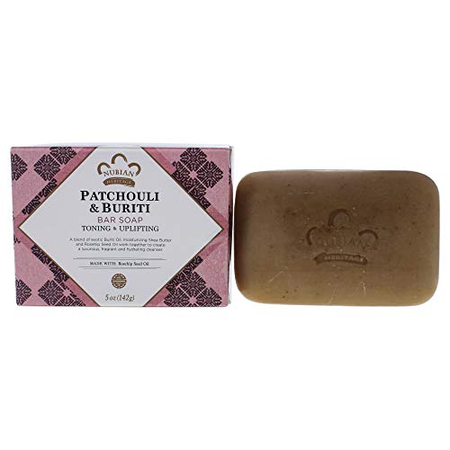 Nubian Heritage Patchouli and Buriti Bar Soap, 5 Ounce Beauty & Personal Care Nubian Heritage