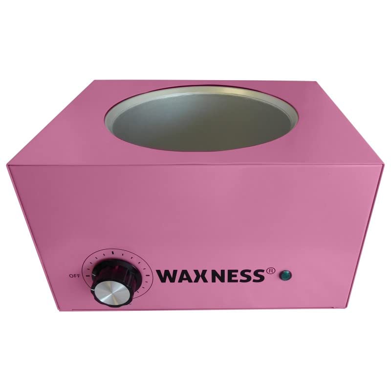 Waxness WN-6003 Elite-Series Large Professional Wax Heater Pink, 5.5 lb Capacity, Electronic Temperature Control, 300W, for Professional Use Beauty and Personal Care Waxness