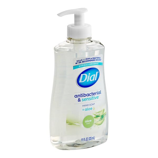 Dial DIA20946CT 11 fl oz hygienic & Sensitive Liquid Hand Soap - Aloe - Pack of 12 Beauty & Personal Care Dial