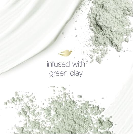 Dove Purifying Detox with Green Clay Bar Soap, 3.75 oz, Pack of 6 Beauty & Personal Care Dove