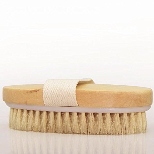 Dry Skin Body Brush, Natural Bristle, Remove Dead Skin and Toxins, Improves Skin's Health and Beauty Beauty and Personal Care Bonure