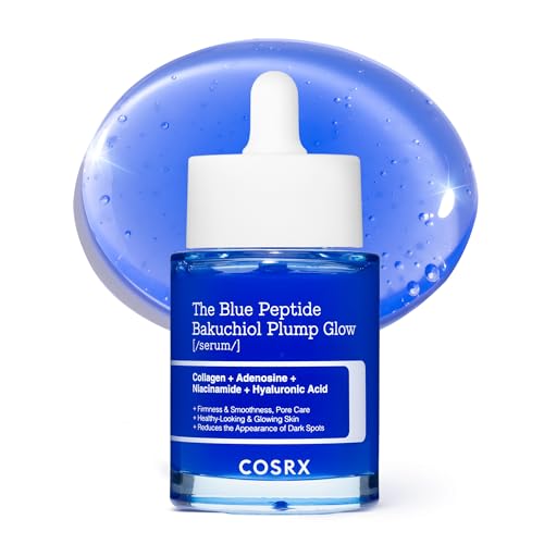 COSRX The Blue Copper Peptide Bakuchiol Serum, Korean Peptide Plumping Serum for Face, GHK-Cu Copper Peptides with Bakuchiol, Glow & Plump, Anti-aging Beauty and Personal Care COSRX Default Title