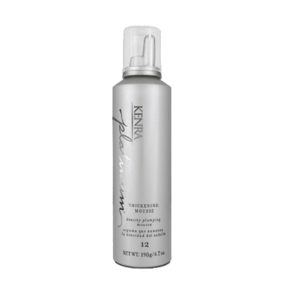 Kenra Platinum Thickening Mousse 12 | Volumizing Styler | Adds Fullness & Body | Humidity Protection Up To 48 hours | Desity Plumping up tp 150% | Beauty & Personal Care Kenra
