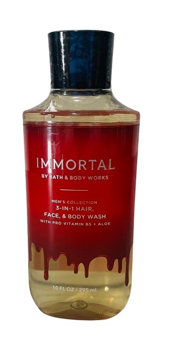 Bath & Body Works Immortal Men's 3-in-1 Hair, Face & Body Wash 10 Ounce Beauty & Personal Care Bath & Body Works
