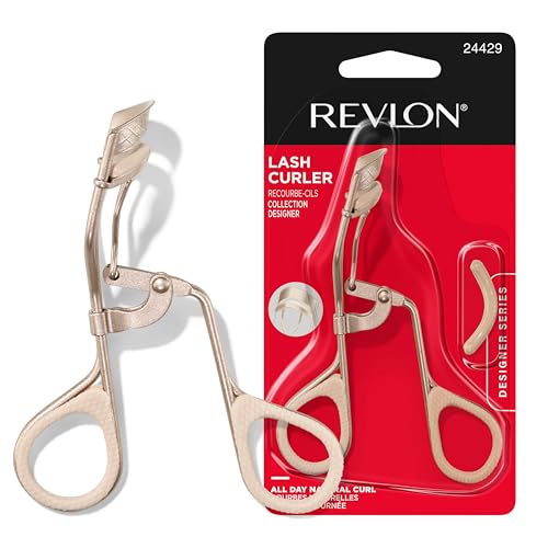 Revlon Designer Series Lash Curler, Eyelash Lift for an Eye Opening Look, with Finger Grips for a Non Slip Grip, Easy to Use, 1 Count Beauty & Personal Care REVLON