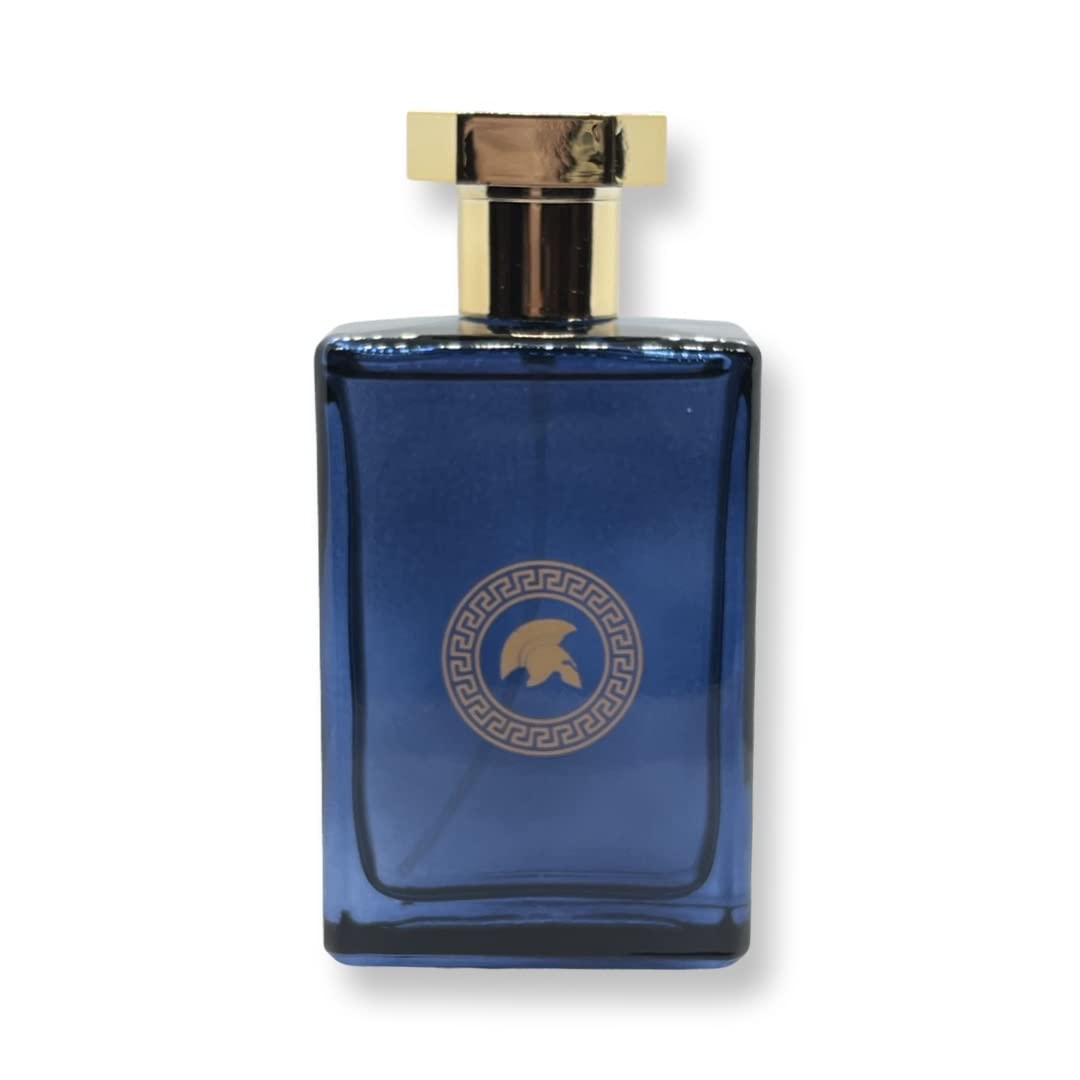 United Scents WARRIOR BLUE pour homme Eau de Parfum - 3.4 Fl Oz Fragrance for Men - Top Notes: Mint, Green Apple and Lemon Beauty & Personal Care United Scents